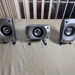 Left Center and Right speakers 
