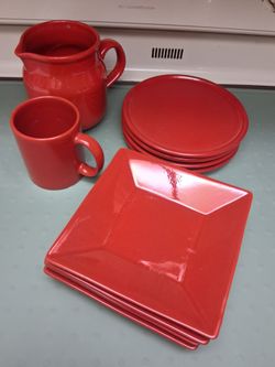 RED WAECHTERSBACH  LOT OF 10 PIECES