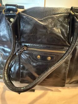 Bag Black Leather by Charles Jordan