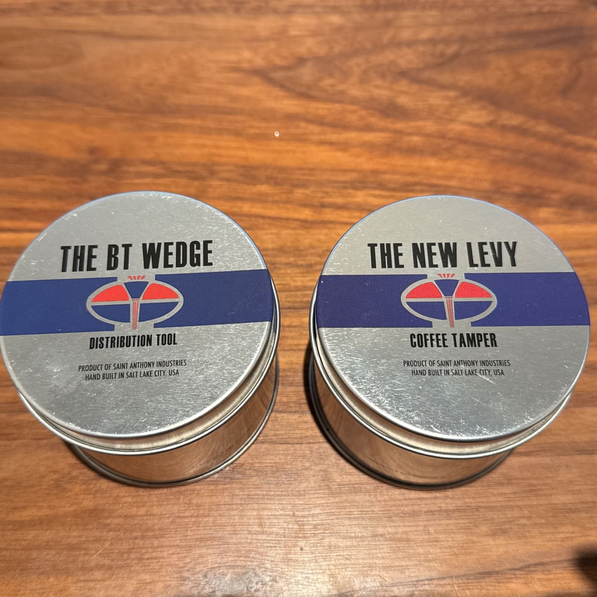 Saint Anthony Industries Walnut Coffee BT Wedge Distribution and New Levy Tamper