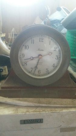 Antique Boston Naval clock