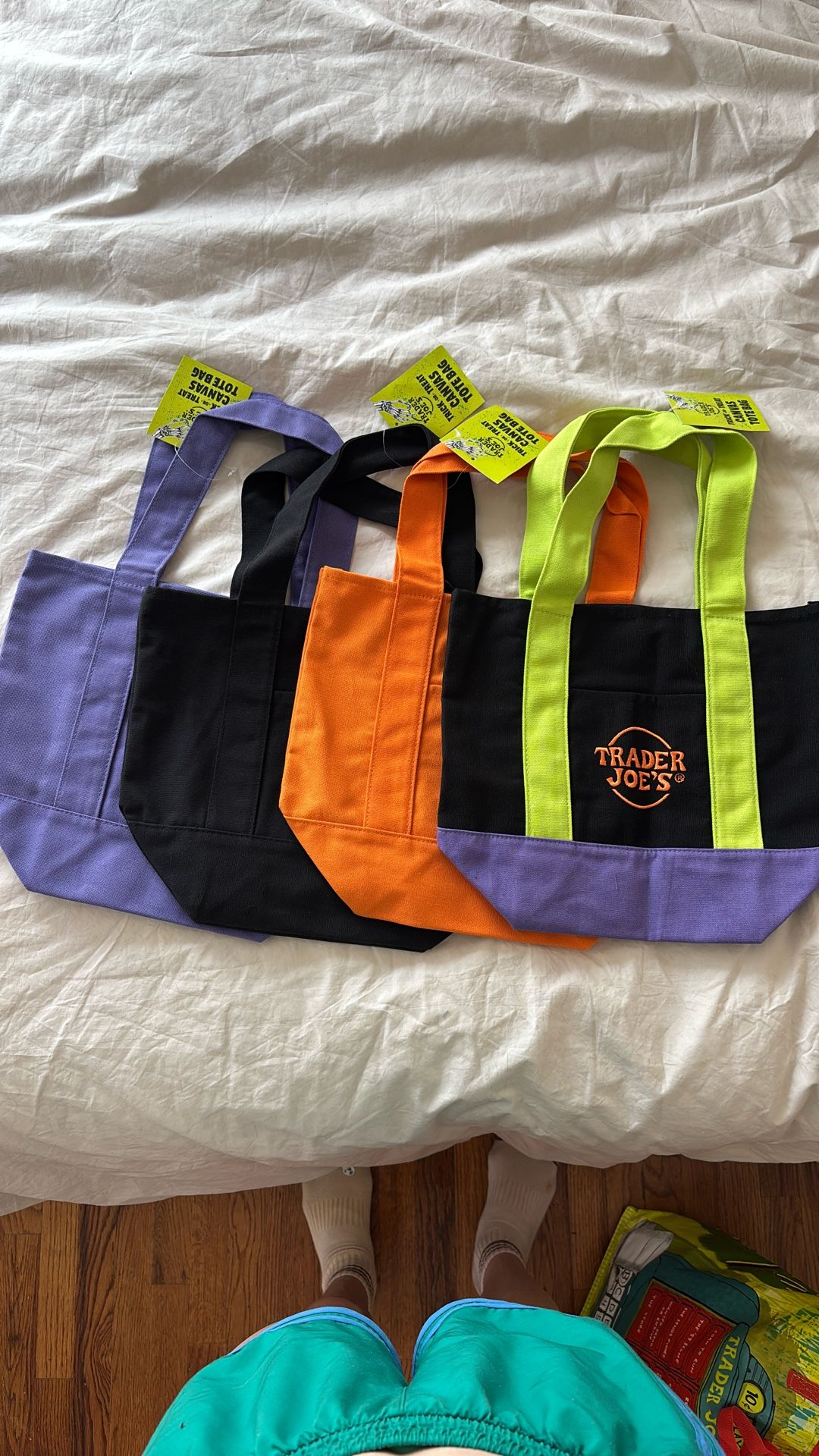 Trader Joe’s Mini Tote - trick or treat canvas