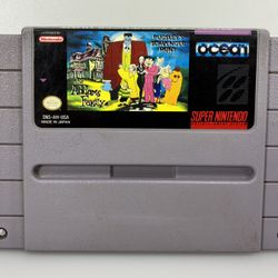 Addams Family: Pugsley's Scavenger Hunt Super Nintendo Authentic 1992 Tested