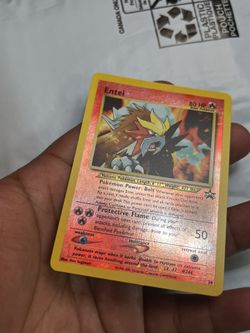 Entei Black Star Promo #34 pokemon card Reverse Holo NM/Mint vintage rare  WOTC for Sale in Miami, FL - OfferUp