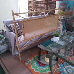 Free Bamboo Double Headboard. L58x H42