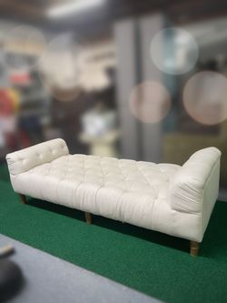 Restoration Hardware Camille Linen Bench