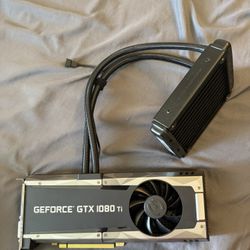 Geforce GTX 1080ti Water Cooled ( Fan And Original Box Not Included)
