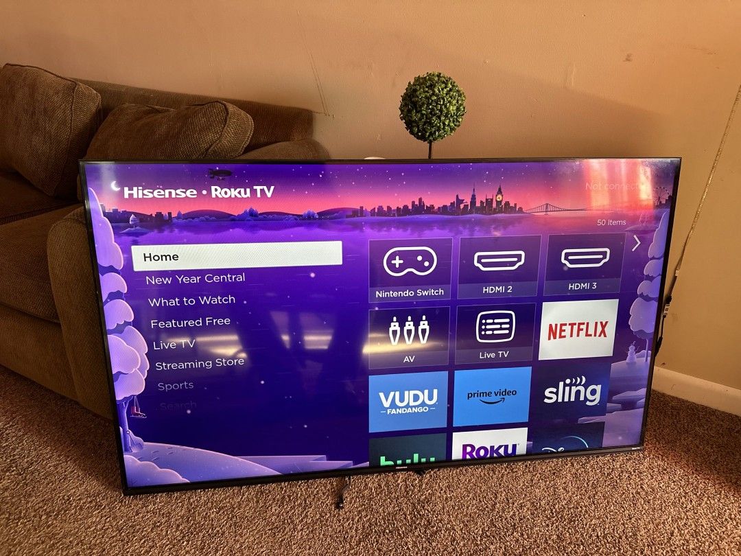 58" Hisense SMART TV Roku