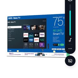 Onn 75"TV