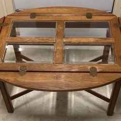 Mid Century Modern Butter Coffee Tray Table  