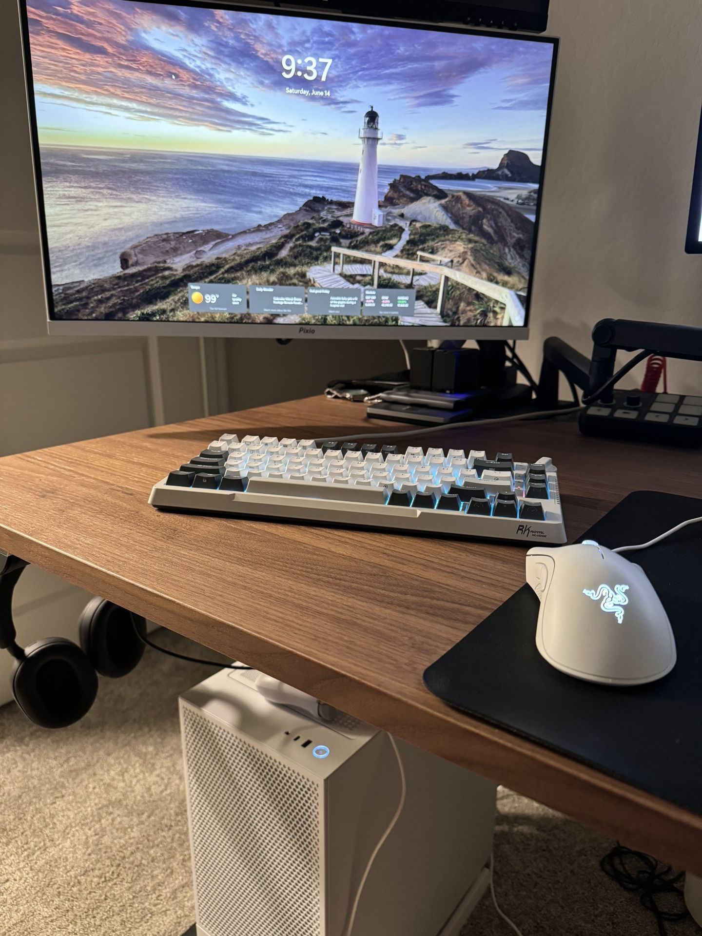 WHITE PC SETUP + 2K RECORD/STREAM