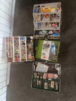 4 Tackle Boxes