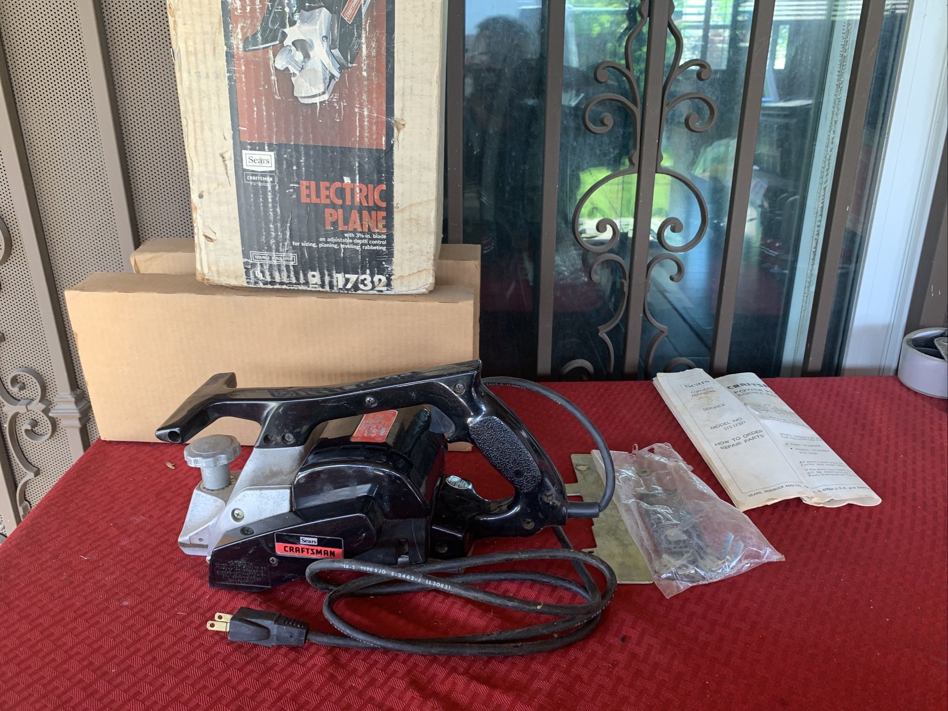 Vintage Craftsman Sears Electric Hand Planer