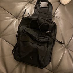 Black Cross Body Bag Backpack