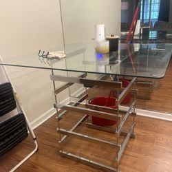 Glass Dining Table 