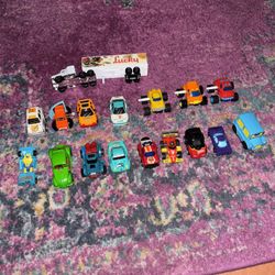 Vintage  80s  Micro Machine Galoob Mini Car & Monster Trucks Toy Lot