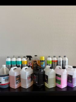 Car Detailing Tools and Chemicals