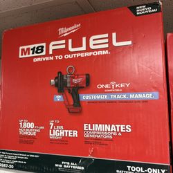 Milwaukee New  1” High Torque Impact Wrench One Key 