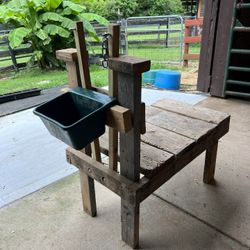 Goat Sheep Stand Stanchion