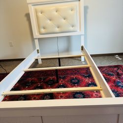 Creamy color single bed