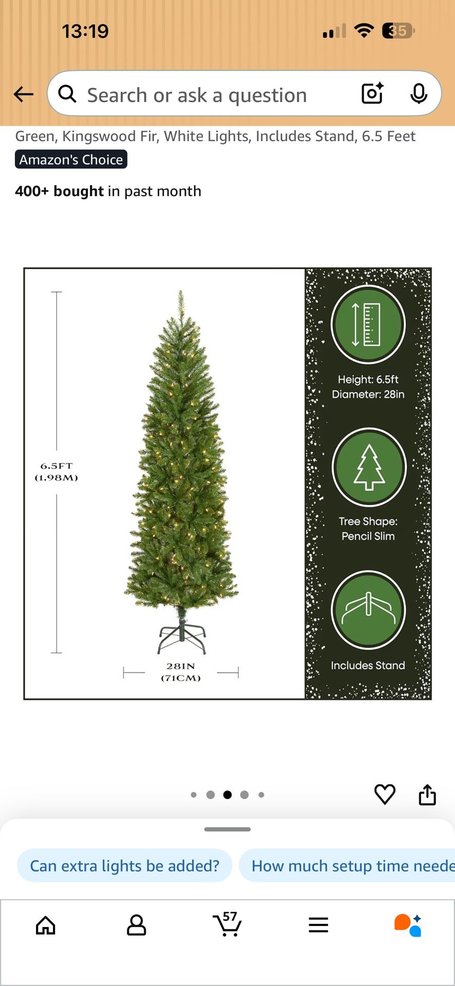 Christmas Tree Prelit