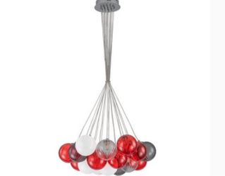 Glass Globe Bubble Chandelier