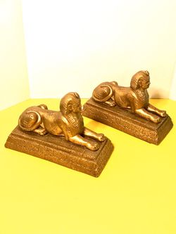 Egyptian Sphinx Bookend statues