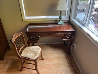 Desk and chair