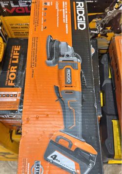 Ridgid 18V 4-1/2 in. Paddle Switch Angle Grinder Kit