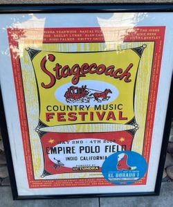 Framed 2008 Stagecoach country, music festival picture