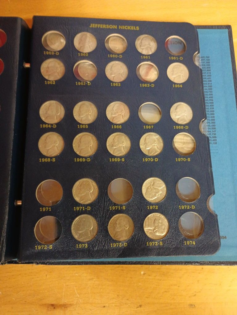 Whitman Classics No. 9116 (1978) Jefferson Nickels Album