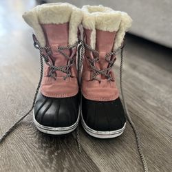 Pink Snow Boots 