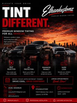 Window ppf vinyl films automotive tints