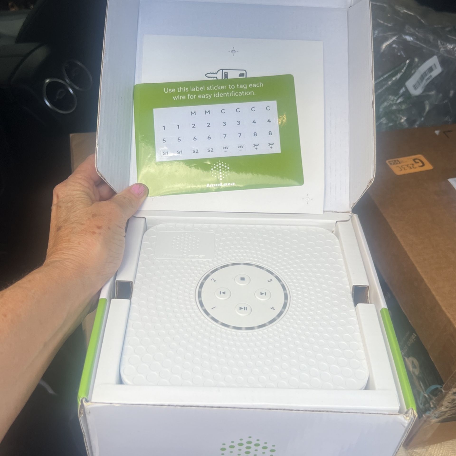 Smart Sprinkler Controller, 4 Zone Sprinkler Controller, WiFi Sprinkler Controller, Weather Intelligence Indoor Sprinkler System Controller, Rain, Fre