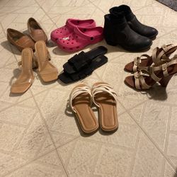 7 Pairs Of Shoes  all Size 8