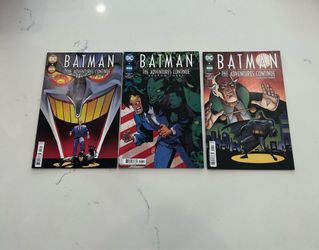 Batman The Adventure Continues Season Three #3,4,8 Lot, All Main Covers, 1st Print, FN+