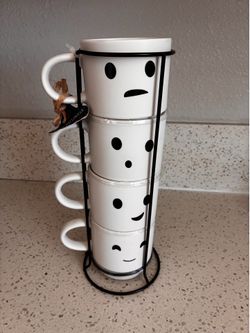Halloween Ghost Coffee Mug Set
