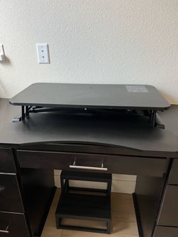 VIVO 32 inch Carbon Fiber Desk Converter