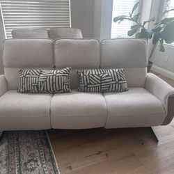 Recliner Sofa and Recliner Love Seat