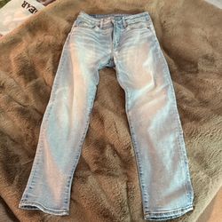 Washed Blue Jeans