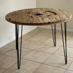 42” Cable Reel Dining Table
