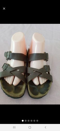 Birkis by birkenstock slipper brown size 38