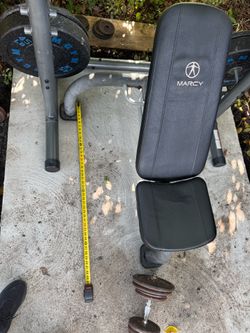 Workout bench (incline several angles & flat)