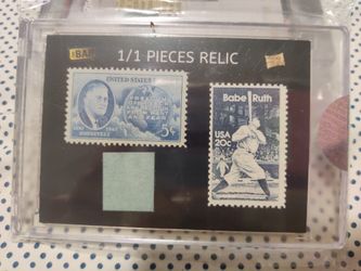 Babe ruth/ roosevelt relic card