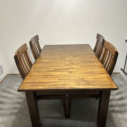 Dining Furniture Set Wooden Dining Table And 6 Chairs
