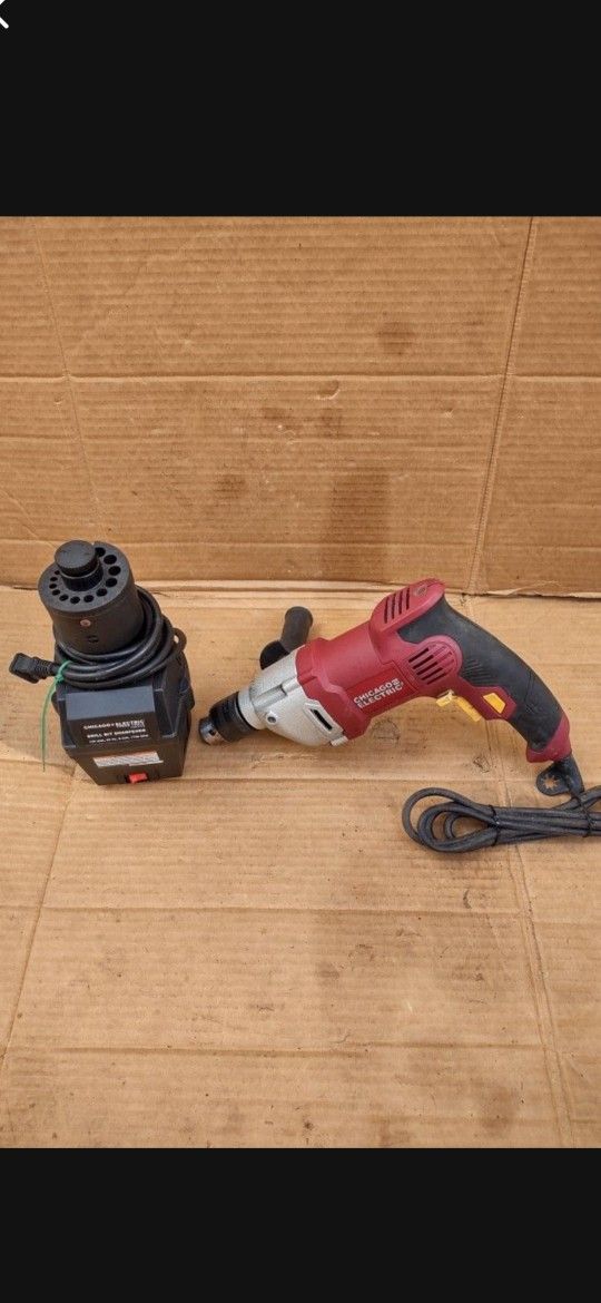 Chicago Drill Bit Sharpener & Chicago 1/2" Drill (Item Is Available)