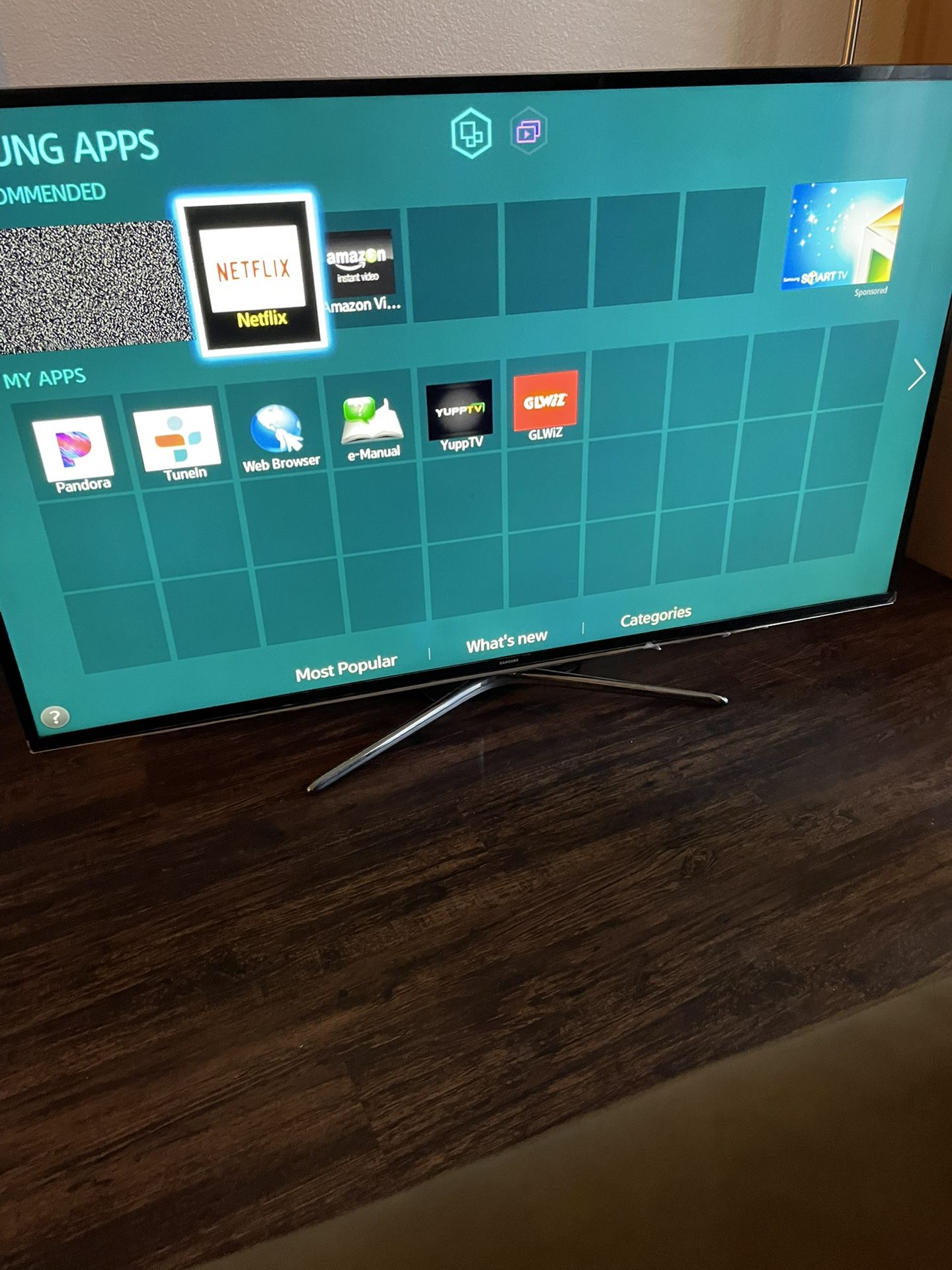 60”Samsung HD 1080p Smart Tv Model UN60H6350