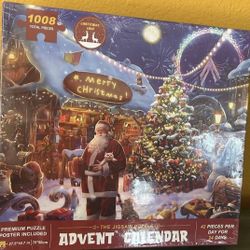 New Christmas Advent Calendar Jigsaw Puzzle. More Themes Available! Awesome Gift! 
