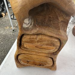 Hand Carved jewelry box