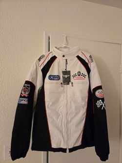 BRAND NEW SIZE LARGE V.I.P COLLETION RACING JACKET